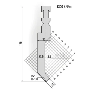 Punch Bystronic 85° R1.0 H175-14.151