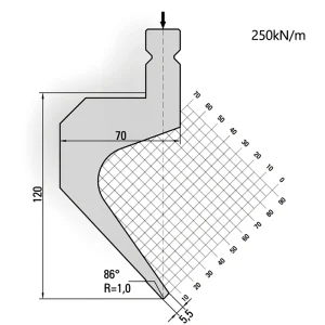 Trumpf-System 86° Gooseneck Punch