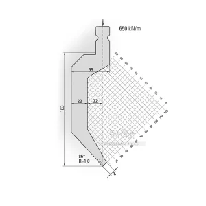 Punch Wila 86° R1.0 H163-19.023