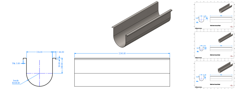 Customer Focus: 6/8/10/12-Inch Screw Conveyor Trough with No-Mark Bending Requirement